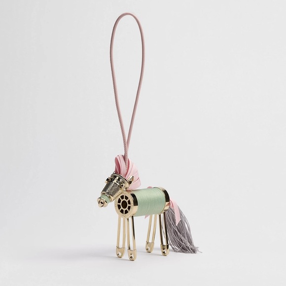 Dior Accessories - ISO (IN SEARCH OF) LUCKY DIOR HORSE BAG CHARM PINK/GREEN/GOLD